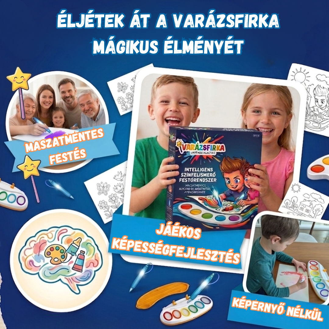 VARÁZSFIRKA - FESTŐKÉSZLET, AMI MŰVÉSZETTÉ VÁLTOZIK!